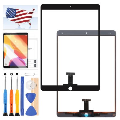 Screen Replacement for iPAD Pro 10.5 A1701 A1709 Touch Screen Digitizer,Glass Repair Parts,Include Tempered Glass + Free Tools Kits (Black)