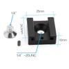 BGNing Camera Shoe Adapter 1/4 Screw for DSLR Camera Cage Rig Microphone Studio Kit Accessories view 2
