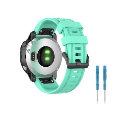 Huwokxix Watch Strap compatible with Garmin Fenix 6S/6S pro,Adjustable Silicone Sports Strap Replacement Band for Garmin Fenix 6S/6S pro Smart Watch