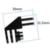 BGNing 90 Degree Multi-Angle Direction Elbow Camera Tripod Adapter Connector Compatible with GOPRO 9 8 7 5 Gitup,AKASO, EK7000, 4K Action (Plastic) view 2