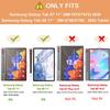 UUcovers Case for Samsung Galaxy Tab S8 2022/Tab S7 2020 (11 inch) (SM-X700/X706/T870/T875/T876/T878) with [Auto Wake/Sleep] Stand Folio Embossed PU Leather Wallet Smart Cover, Brown Butterfly Fower view 2