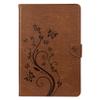 UUcovers Case for Samsung Galaxy Tab S8 2022/Tab S7 2020 (11 inch) (SM-X700/X706/T870/T875/T876/T878) with [Auto Wake/Sleep] Stand Folio Embossed PU Leather Wallet Smart Cover, Brown Butterfly Fower view 3