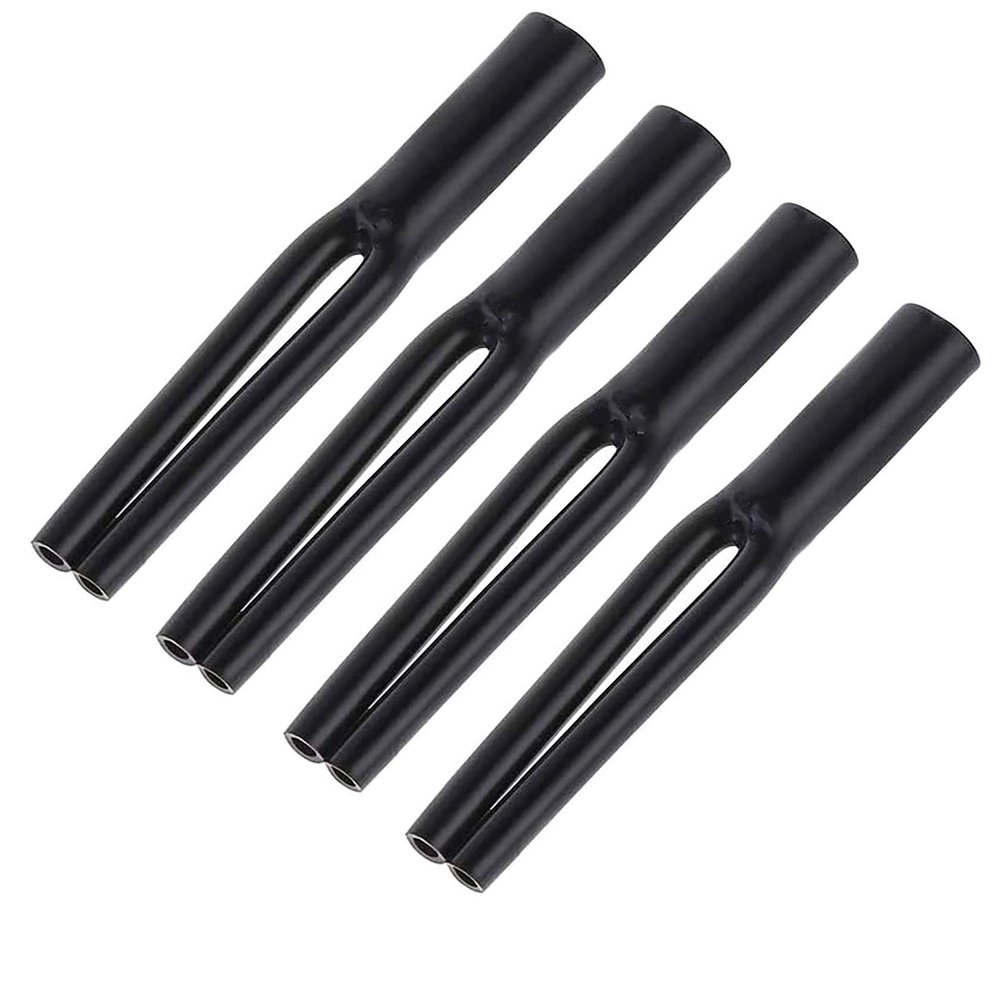 Cable Pants, Speaker Wire Pants ( 12mm- 2x 5.5mm , Black ) Dressing Up Or Protecting Your Speaker Cables (4-Pack)