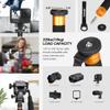 Koolehaoda Camera Aluminum Monopod with Metal Tripod Base.6 Sections 46-177cm/18-69inch Adjustable, Leg Diameter 28mm,up to 6kg /13lbs view 4