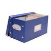 Snap-N-Store Vinyl 45 Record Box, for 45 RPM Vinyl Storage, 8.25 x 7.5 x 14.5 Inches, Classic Blue, SNS02418 view 2