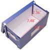 Snap-N-Store Vinyl 45 Record Box, for 45 RPM Vinyl Storage, 8.25 x 7.5 x 14.5 Inches, Classic Blue, SNS02418 view 4