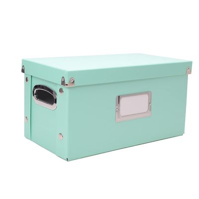 Snap-N-Store Vinyl 45 Record Box, for 45 RPM Vinyl Storage, 8.25 x 7.5 x 14.5 Inches, Mint, SNS02417