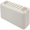 Cable Storage Box Power Strip Wire Case Anti Dust Charger Socket Organizer Storage Bin Charger Wire Management Box (White) view 3