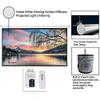 BRLUCKY Home 92" 16:9 80" x 45" Viewing Area Motorized Projector Screen with Remote Control Matte White 3-7 Days Delivery view 4