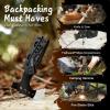 Camping Multitool Accessories Stocking Stuffers for Men 16 in 1 Multi Tool Survival Gear with Axe Hammer Pliers Saw Screwdrivers Bottle Opener Whistle with Sheath for Hiking, Gifts for Men Dad Him view 3