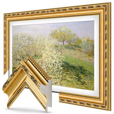 Ornate Gold 55" Premiere Deco TV Frame - Compatible ONLY with Samsung The Frame TVs (Fits 2021-2026, LS03A, LS03B, LS03C, LS03D, LS03FA)