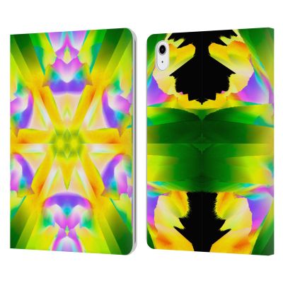 Head Case Designs Officially Licensed Haroulita Spring Time Abstract Art Leather Wallet Case Compatible with Apple iPad Air 11 2020/2022/2024/2025