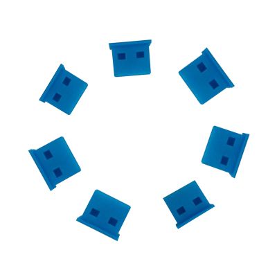 100pcs USB 2.0/3.0 Type A Dust Cover Port Protectors Anti-Dust Dirt USB Port Anti-Dust Cover Plugs Protector Stopper Cap for Female Port for TV,Computer,Other Devices (Blue)