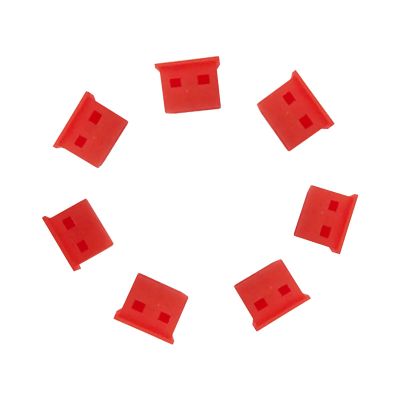 500pcs USB Port Anti Dust Cover USB 2.0/3.0 Type A Dust Cover Port Protectors Anti-Dust Dirt Plastic USB Port Cover Anti Dust Protector for Female End (Red)