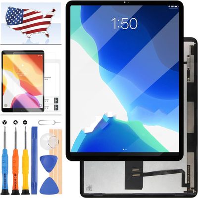 for iPad Pro 12.9 2020 4th Gen Screen Replacement A2069 A2232 A2233 A2229 LCD Display Touch Screen Digitizer Assembly Panel Sensor Glass Lens Kits