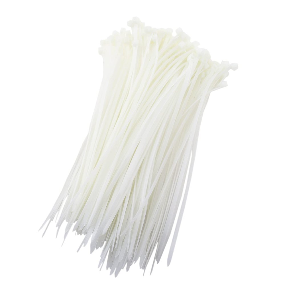Aidilite 250pcs Cable Ties Plastic Nylon Zip Wire Tie Wraps Resistant For Indoor Outdoor Multi-Purpose Use (250pcs 11.8X 0.14IN)