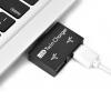 USB2.0 Hub Adapter, DC 5V USB2.0 Male to 2-Port USB Twin Charger Splitter Converter Kit (Black) view 4