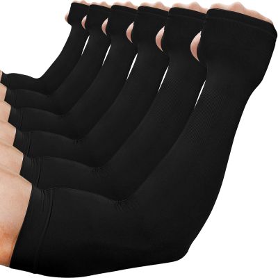 beister UV Protection Cooling Arm Sleeves, Women Men Summer Outdoor Sunblock Arm Cover with Thumb Hole