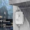PROCET Gigabit PoE Injector 30W Outdoor PoE Power Injector Adapter IEEE802.3at, 6KV Surge Protection, Aluminum Alloy IP67 Waterproof, Wide Temp -40 to 149 for PTZ Cameras, Wireless AP, Base Station view 4