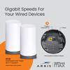 Arris Surfboard mAX Tri-Band Mesh System WC4S | AC3800 Wi-Fi Speed up to 3.8 Gbps | Coverage 5,500 sq ft | 1.7 Gbps Backhaul | Two 1 Gbps Ports per Node | Alexa Support | 2 Year Warranty view 2