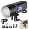 Godox AD400PRO Profession Studio Flash Light with Godox&Bowens Mount GN72 400Ws 2.4G TTL HHS 1/8000S 5600K200K 21.6V/2600mAh 0.01-1s Recycle Time 30W Modeling lamp for Portrait/Product Photography view 1