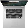ASUS Chromebook C523, 15.6" FHD NanoEdge Display with 180 Degree Hinge, Intel Celeron N3350 Processor, 4GB LPDDR4 RAM, 64GB Storage, Chrome OS, Silver, Laptop Sleeve Protector, C523NA-IH44F view 2