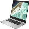 ASUS Chromebook C523, 15.6" FHD NanoEdge Display with 180 Degree Hinge, Intel Celeron N3350 Processor, 4GB LPDDR4 RAM, 64GB Storage, Chrome OS, Silver, Laptop Sleeve Protector, C523NA-IH44F view 4