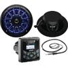Seachoice Gauge Stereo, AM/FM/WMA/Bluetooth/USB, 2 LED Speakers view 1