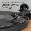 Fluance RT82 Reference High Fidelity Vinyl Turntable Record Player with Ortofon OM 10 Cartridge, Speed Control Motor, Record Weight, 3 in 1 Stylus and Record Cleaning Vinyl Accessory Kit view 2