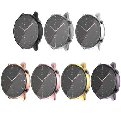 BabyValley Case Compatible with Amazfit GTR 2 & GTR 2e All-Around Case Screen Protector Soft TPU Plated Protective Cover Bumper Shell for GTR 2 / GTR 2e (7*Color)