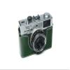 35 RC Case, BolinUS Handmade Genuine Real Leather Half Camera Case Bag Cover for Olympus 35 RC Camera with Hand Strap (Green) view 3
