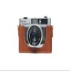35 35E Case, BolinUS Handmade Genuine Real Leather Half Camera Case Bag Cover for Petri Color 35 35E Camera with Hand Strap (LavaBrown) view 1