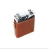 35 35E Case, BolinUS Handmade Genuine Real Leather Half Camera Case Bag Cover for Petri Color 35 35E Camera with Hand Strap (LavaBrown) view 4