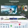 LED Video Wall Controller, 2X2 HDMI Video Image Processor, 1080P Screen Splicing with RS232 Control, HDMI1.3 Input, 4 HDMI Output Support Splicing 2X1/3X1/4X1,180Screen Rotation & Edge Mask view 3