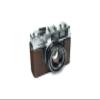 35 RD Case, BolinUS Handmade Genuine Real Leather Half Camera Case Bag Cover for Olympus 35 RD /35 DC Camera with Hand Strap (Coffee) view 3