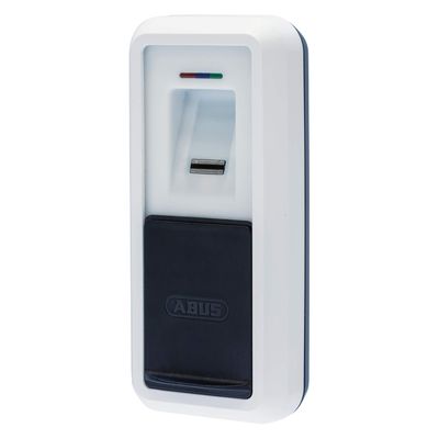 ABUS HomeTec Pro Bluetooth Finger Scanner CFS3100 for Open House Door with Cover for HomeTec Pro Bluetooth Door Lock Motor CFA3100 - White