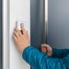 ABUS HomeTec Pro Bluetooth Finger Scanner CFS3100 for Open House Door with Cover for HomeTec Pro Bluetooth Door Lock Motor CFA3100 - White view 3