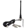 HYS VHF Marine Antenna Low-Profile 156-163MHz with 16.4ft(5m) RG58 Low Loss Premium Coaxial Cable with PL259 view 1