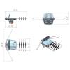 28-36dB 360 UV Dual-Band Outdoor Antenna US Plug view 4