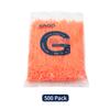 XINGO 10 Inch Cable Zip Ties (500 Pack), 40 Lbs Tensile Strength-Heavy Duty, Self-Locking Nylon Plastic Nylon Wire Ties for indoor and outdoor use(Orange) view 2
