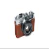 35 RD Case, BolinUS Handmade Genuine Real Leather Half Camera Case Bag Cover for Olympus 35 RD /35 DC Camera with Hand Strap (LavaBrown) view 3