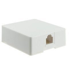 2 Port Keystone Wall Plate44; Single Gang - Beige