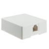 2 Port Keystone Wall Plate44; Single Gang - Beige view 1