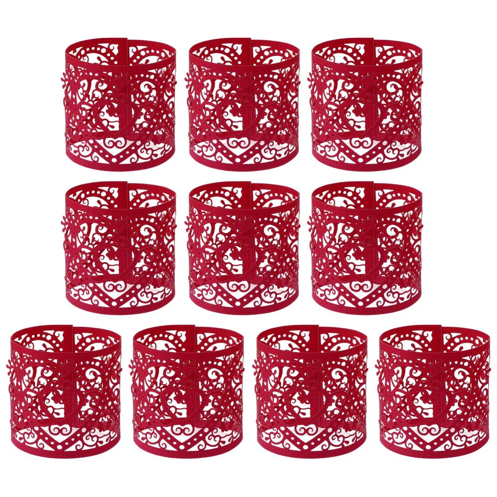 Uonlytech Candle Holder Wraps Hollow Lampshades for Small Candle Lights 4.92X1.37X1.77In Decorative Wraps Votive Lamp Covers for Home and Party Ambiance
