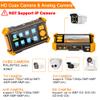 WSDCAM 5 inch TFT-LCD Screen CCTV Camera Tester Monitor Support 4K 8MP CVI TVI AHD SDI CVBS Analog Camera, Support HDMI in VGA in PTZ Control/DC12V Power Output/UTP Cable Tester, 3200-Plus view 2