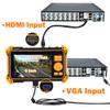 WSDCAM 5 inch TFT-LCD Screen CCTV Camera Tester Monitor Support 4K 8MP CVI TVI AHD SDI CVBS Analog Camera, Support HDMI in VGA in PTZ Control/DC12V Power Output/UTP Cable Tester, 3200-Plus view 3