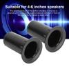 4PCS Woofer Speaker Inverted Tube,Inverter Tube with Opening 42.5mm Length 80mm Suitable for 4-6 inches Speaker,Speaker Port Tube(Black) view 4