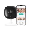 Kasa 2K+ Indoor Wired Security Camera - Works as a Baby Monitor & Pet Camera, Person/Motion/Baby Cry Detection, 2-Way Audio, Night Vision, Subscription-Free Local Storage or Optional Cloud, KC400 view 1