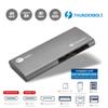 SIIG 8K Thunderbolt 3 Dock with 40 Gbps, 60W Charging, Single 8K or Dual 4K@60Hz for DisplayPort for Windows and Mac, XQD/SD/CFast/TF Card Reader, DP 1.4, Includes 2.3ft TB3 Cable (JU-DK0G11-S1) view 2