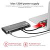 SIIG 8K Thunderbolt 3 Dock with 40 Gbps, 60W Charging, Single 8K or Dual 4K@60Hz for DisplayPort for Windows and Mac, XQD/SD/CFast/TF Card Reader, DP 1.4, Includes 2.3ft TB3 Cable (JU-DK0G11-S1) view 4